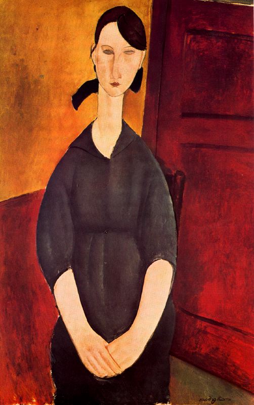 Portrait of Paulette Jourdain - Amedeo Modigliani Paintings